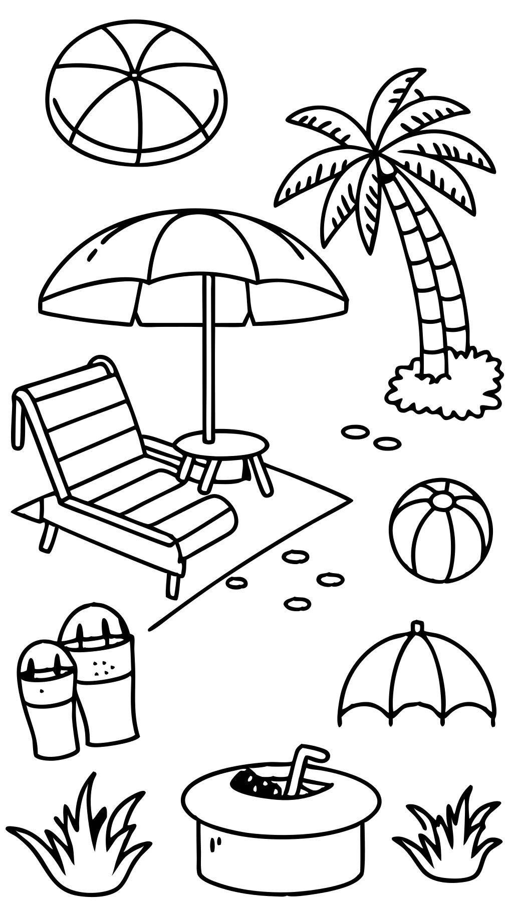 pool coloring pages